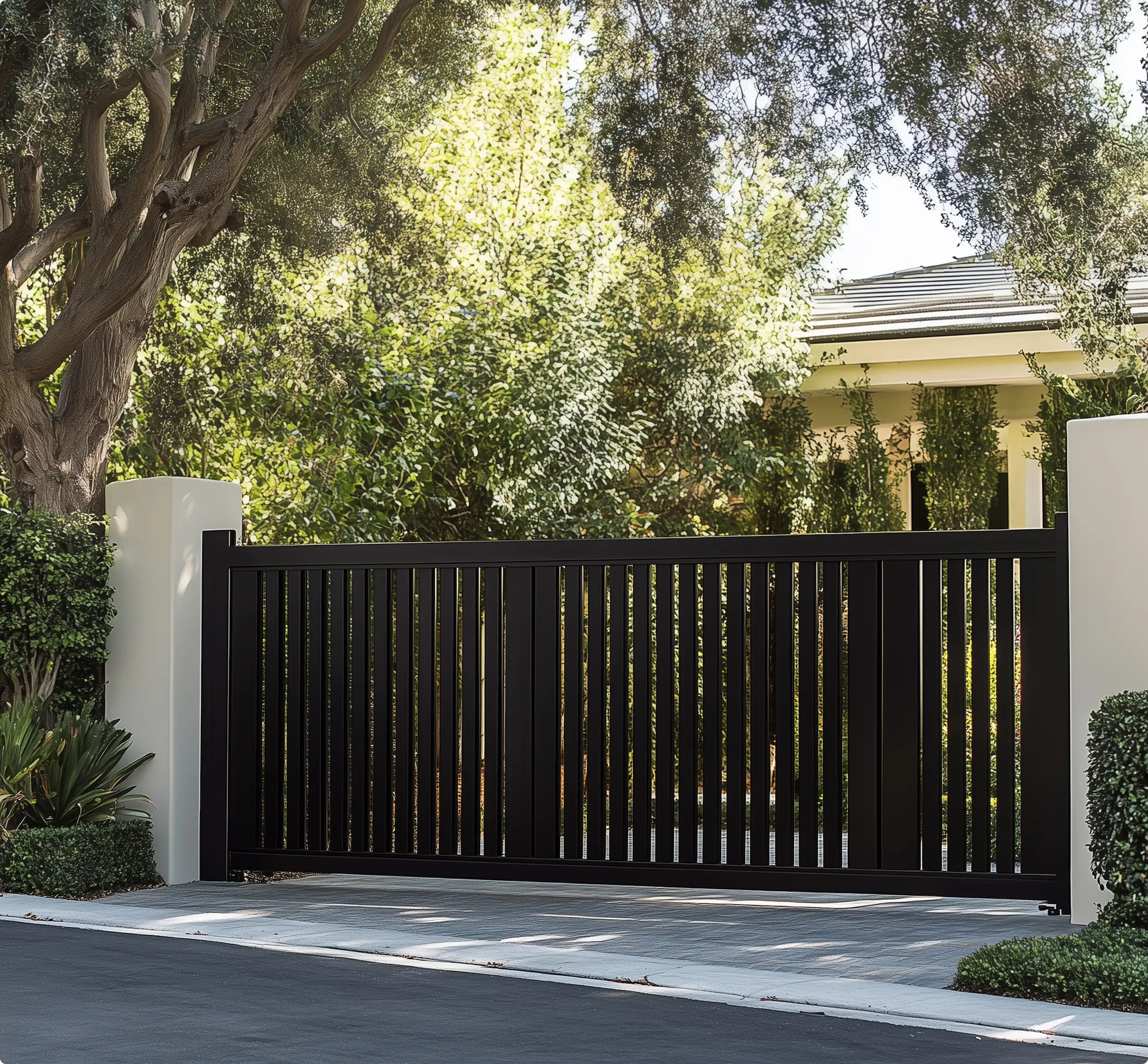 Experience Lasting Security with Our Premium Aluminum & Vinyl Gates